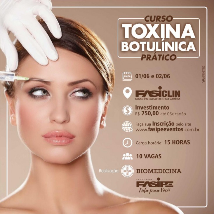 Curso De Toxina Butul Nica Pr Tico Unifasipe Centro Universit Rio